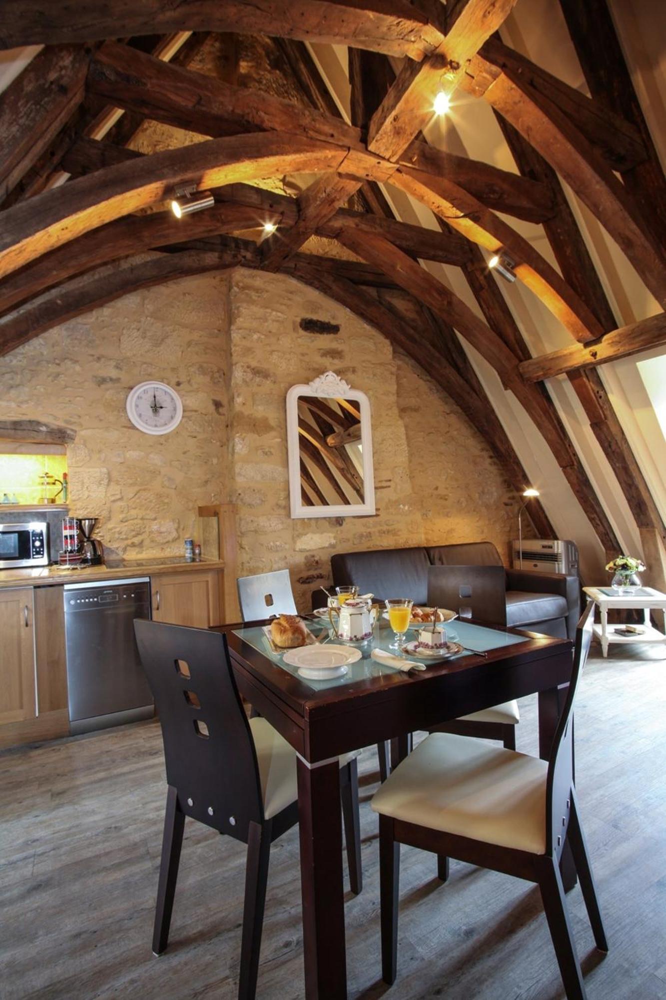 Apartamento Le Grenier Du Chapitre Sarlat Exterior foto